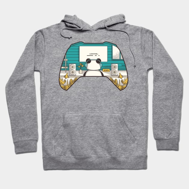Console Joystick Hoodie by Alsiqcreativeart